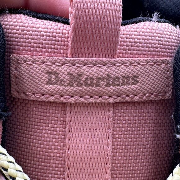 Dr Martens Buwick Boots Womens Size 9 Pink Combat Extra Tough Airwair Lace Up - Picture 13 of 16